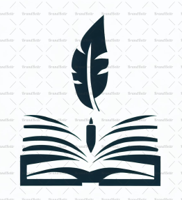 Offenes Buch und Feder